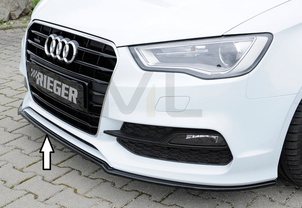 Rieger 00088116 Audi 8V Front Splitter (A3 & S3) 1 | ML Performance UK Car Parts