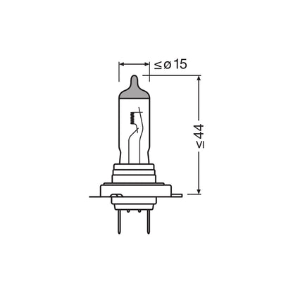 OSRAM  H8 X-Racer Xenon Look 4200K Motorbike Headlight Bulb 35W (x1) 64212XR-01B