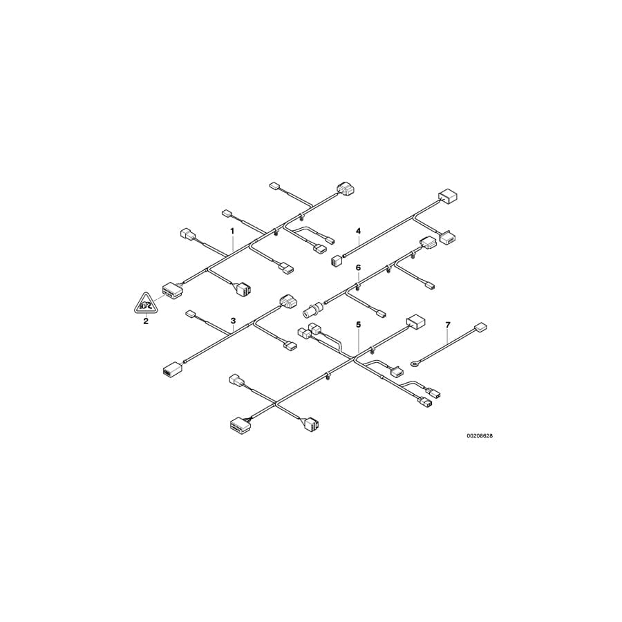 Genuine BMW 61126958115 E90 E92 E91 Wiring Set Seat Left (Inc. 320i, 325d & 330i) | ML Performance UK Car Parts