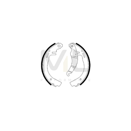 BOSCH 0 986 487 069 Brake Shoe Set | ML Performance Car Parts