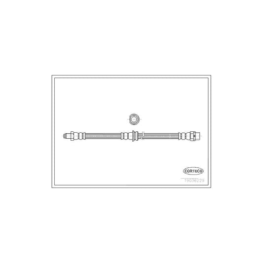 Corteco 19036229 Brake Hose For Bmw X3 (E83) | ML Performance UK