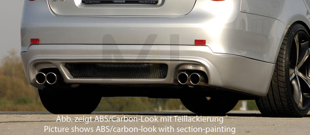 Rieger 00059430 VW 1KM Jetta Mk3 Rear Diffuser 1 | ML Performance UK Car Parts