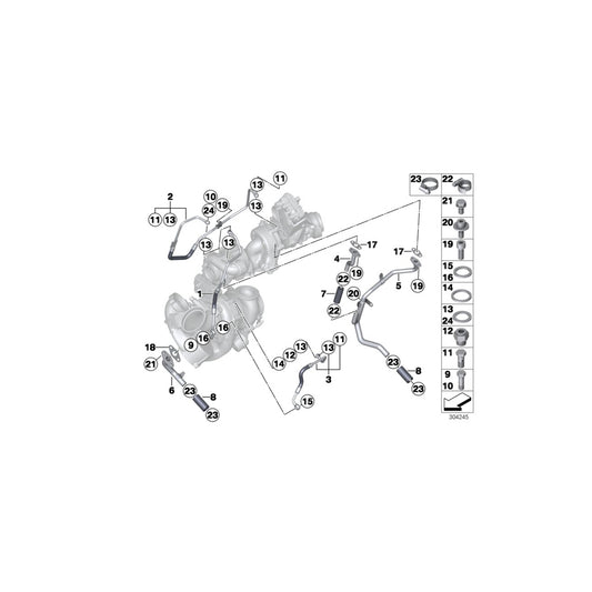 Genuine BMW 11428570844 F11 F02 F15 Gasket Ring A10X15X1,5-CU (Inc. 750dX, 750LdX & M550dX) | ML Performance UK Car Parts