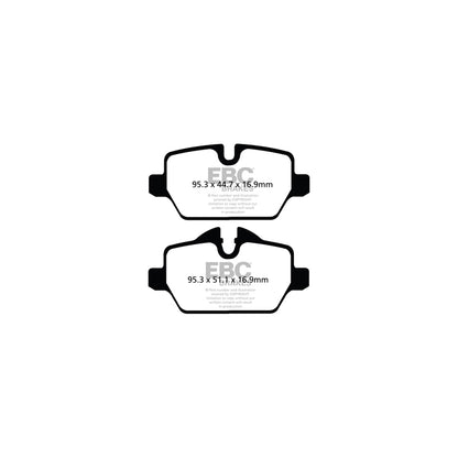 EBC DP22102 Mini R60 R61 Greenstuff Rear Brake Pads - TRW Caliper 2 | ML Performance UK Car Parts