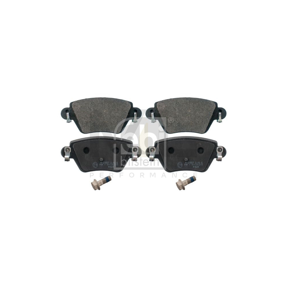 Febi Bilstein 116080 Brake Pad Set Rear Axle, With Acoustic Wear Warning, With Bolts/Screws | ML Performance Car Parts