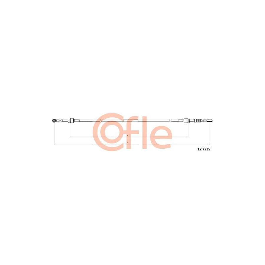 Cofle 92.12.7235 Cable, Manual Transmission For Fiat Strada Pickup (178)