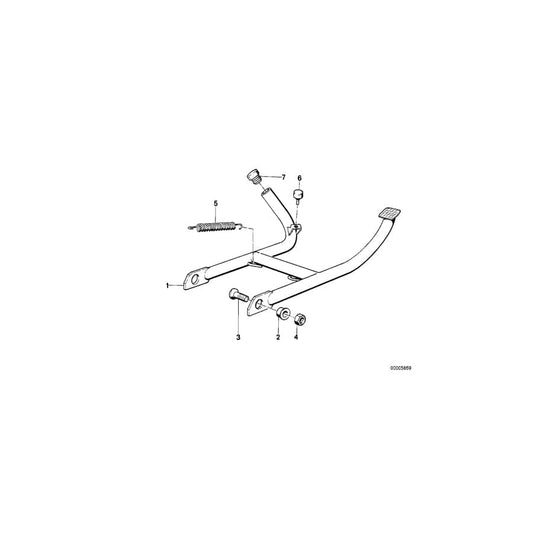 Genuine BMW 46522312444 Center Stand (Inc. R 100 R) 1 | ML Performance UK Car Parts