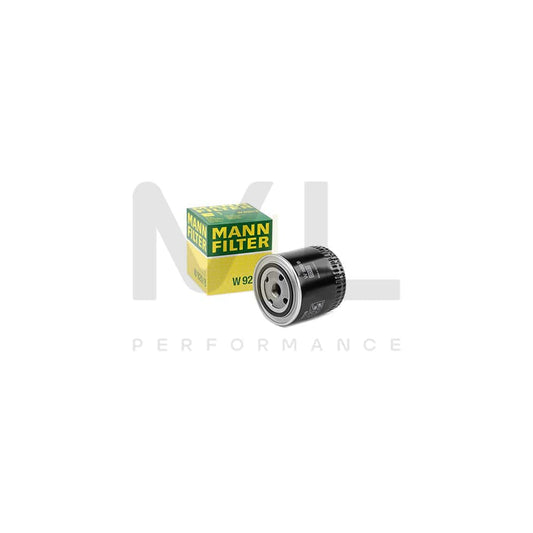 MANN-FILTER W 920/8 Oil Filter Spin-on Filter, with one anti-return valve | ML Performance Car Parts