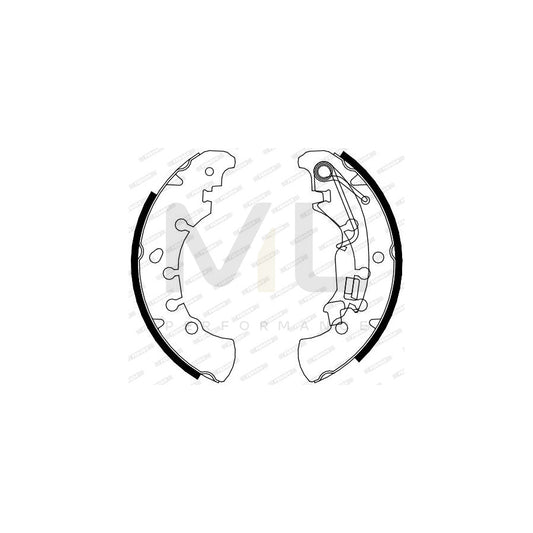 FERODO PREMIER FSB4076 Brake Shoe Set with spring | ML Performance Car Parts