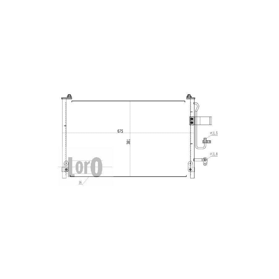 Abakus 0070160005 Air Conditioning Condenser | ML Performance UK