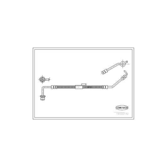 Corteco 19032132 Brake Hose For Ford Transit | ML Performance UK