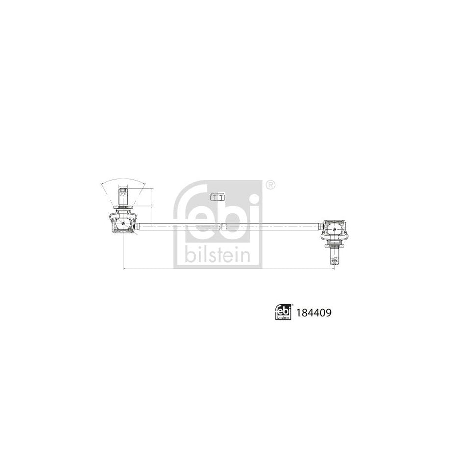 Febi Bilstein 184409 Anti Roll Bar Link