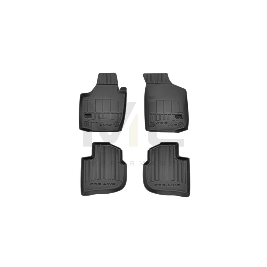 FROGUM 3D407480 Floor mat set for SEAT Toledo IV Hatchback (KG3) Elastomer, Front and Rear, Quantity: 4, Black | ML Performance Car Parts
