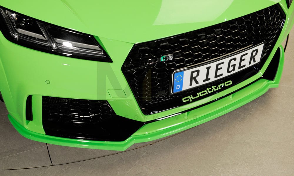Rieger 00055176 Audi 8J 8J1-FV 8S TTRS Front Splitter 5 | ML Performance UK Car Parts