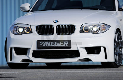 Rieger 00035030 BMW 1 Series E81 E82 E87 E88 Front Bumper 1 | ML Performance UK Car Parts