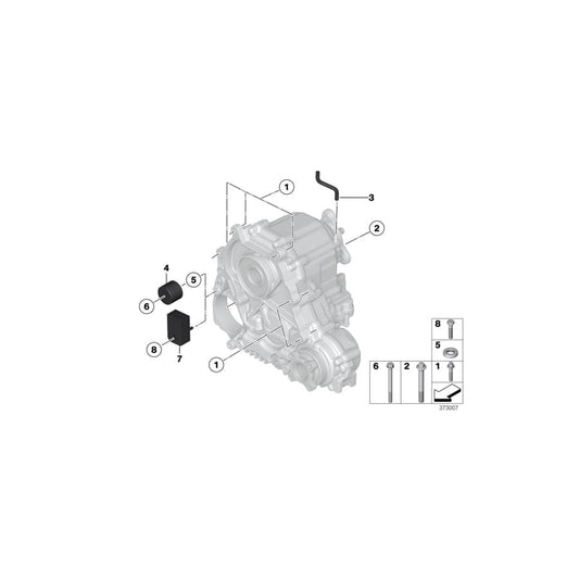 Genuine BMW 07119908581 F02 F10 RR31 Hex Bolt M8X40-ZNS3 (Inc. 650iX 4.0, Phantom EWB & Cullinan) | ML Performance UK Car Parts