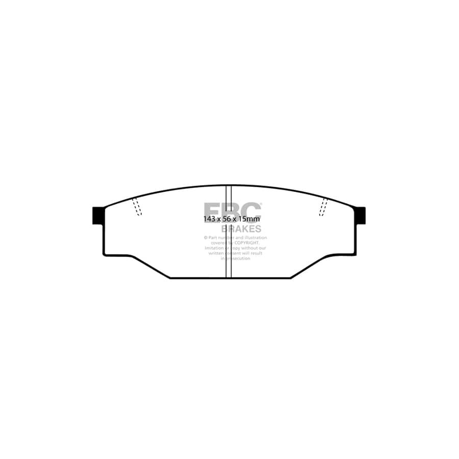 EBC PDKF2024 Toyota VW Ultimax Front Brake Pad & Plain Disc Kit (Inc. Dyna, Hi-Ace, Hi-Lux, Taro) 2 | ML Performance UK Car Parts
