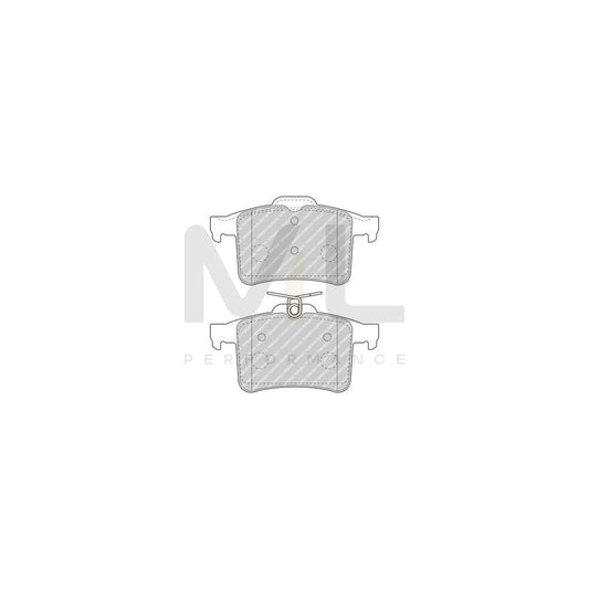 Ferodo Premier Eco Friction Fvr833 Brake Pad Set Not Prepared For Wear Indicator, With Accessories | ML Performance Car Parts