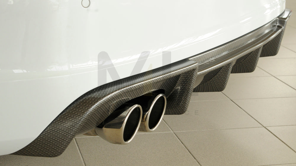 Rieger 00099355 Audi 8V A3 Rear Diffuser 4 | ML Performance UK Car Parts