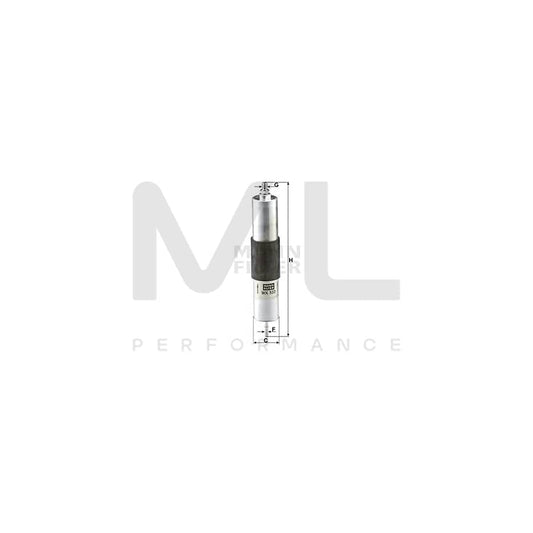 MANN-FILTER WK 533 Fuel filter In-Line Filter | ML Performance Car Parts