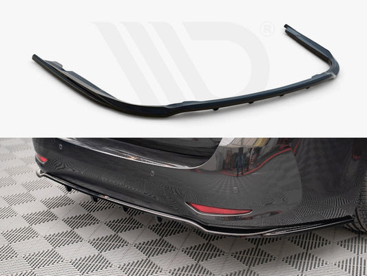 Maxton Design TO-AV-3F2-RD1T+RD2T Central Rear Splitter (vertical Bars) Toyota Avensis MK3.5 (2015-2018) | ML Performance UK Car Parts
