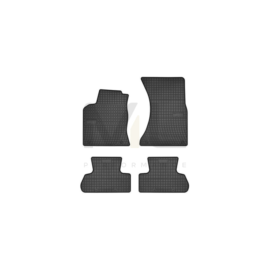 FROGUM Tailored 0725 Floor mat set for AUDI Q5 (8RB) Elastomer, Front and Rear, Quantity: 4, Black | ML Performance Car Parts