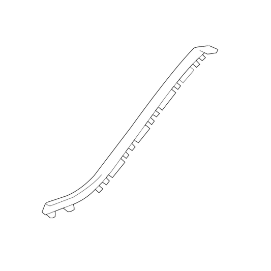 Genuine Lexus 75551-53020 IS-F O/S Windscreen Drip Moulding