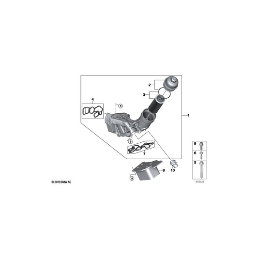 Genuine BMW 11428576432 F32 F10 G11 Asa-Bolt M6X32 (Inc. X3 20i 1.6, X3 20i & X3 30iX) | ML Performance UK Car Parts