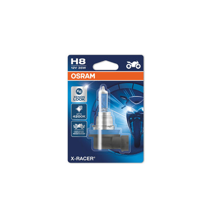 OSRAM  H8 X-Racer Xenon Look 4200K Motorbike Headlight Bulb 35W (x1) 64212XR-01B | ML Performance