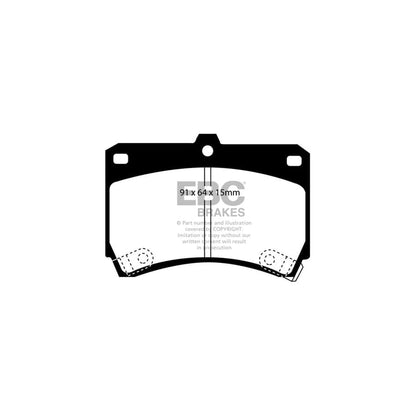 EBC PDKF1022 Kia Rio (DC) Ultimax Front Brake Pad & Plain Disc Kit 2 | ML Performance UK Car Parts