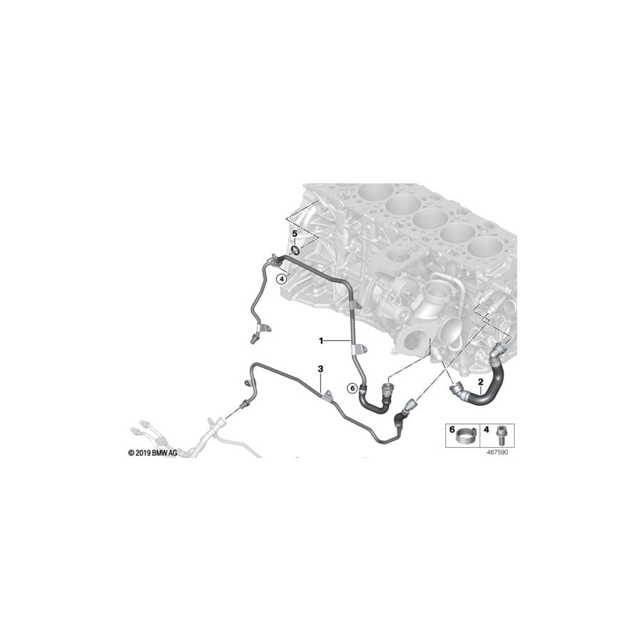 Genuine BMW 11538576551 G11 G02 G16 Line, Scr Meter Module - Thermostat (Inc. 740dX, 640dX & 540dX) | ML Performance UK Car Parts