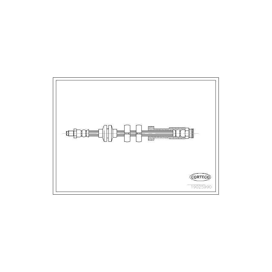 Corteco 19025990 Brake Hose | ML Performance UK