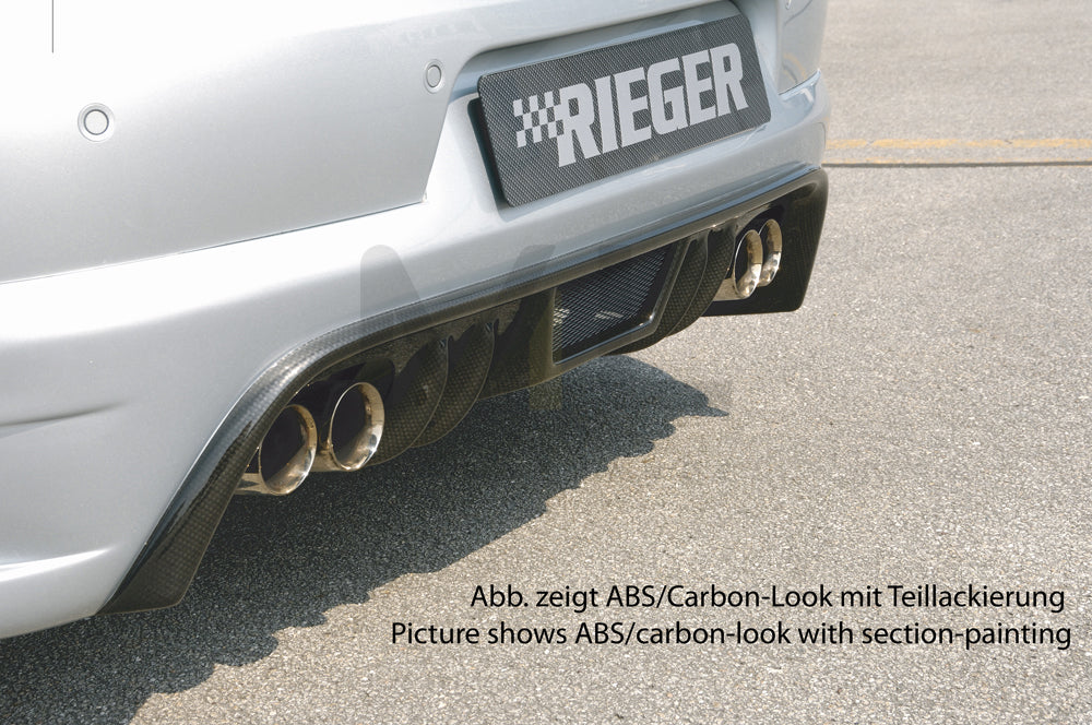 Rieger 00099751 VW 1F EOS Rear Diffuser 2 | ML Performance UK Car Parts