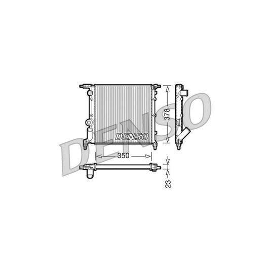 Denso DRM23005 Drm23005 Engine Radiator For Renault Clio | ML Performance UK