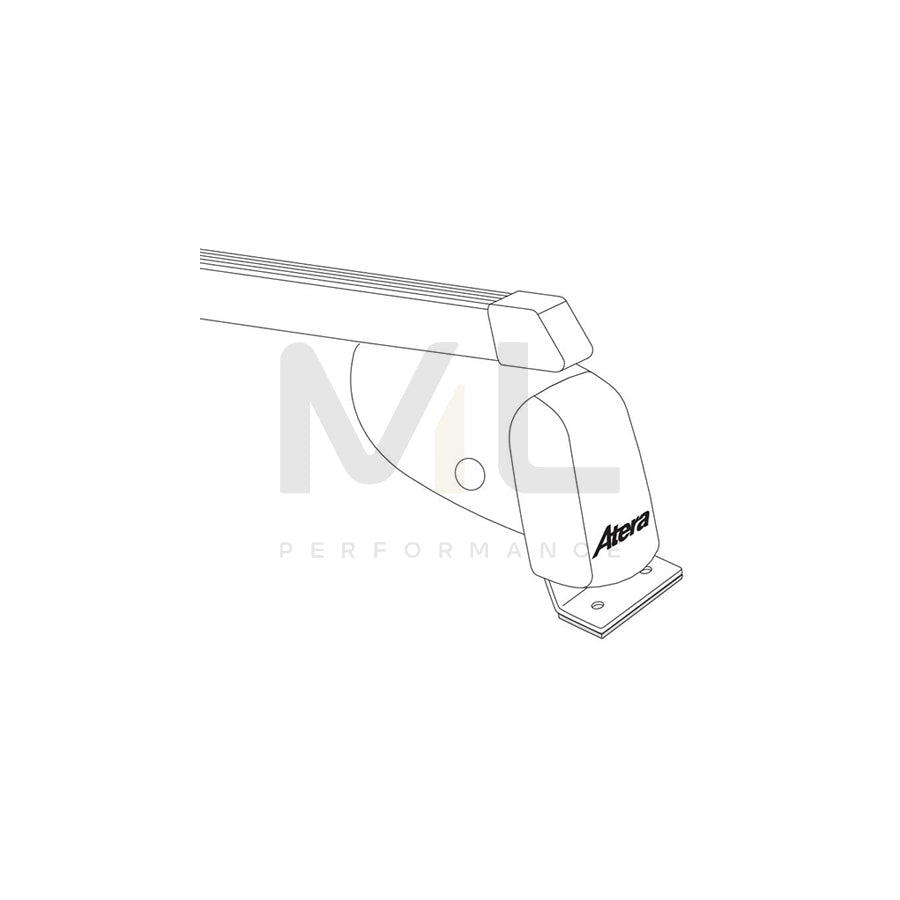 ATERA SIGNO 044190 Roof bars for cars without rails, 137 cm, 100 kg, Steel | ML Performance Car Parts