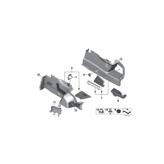 Genuine BMW 51477435269 F92 G15 Left Trunk Trim (Inc. M8, 840iX & 840dX) | ML Performance UK Car Parts