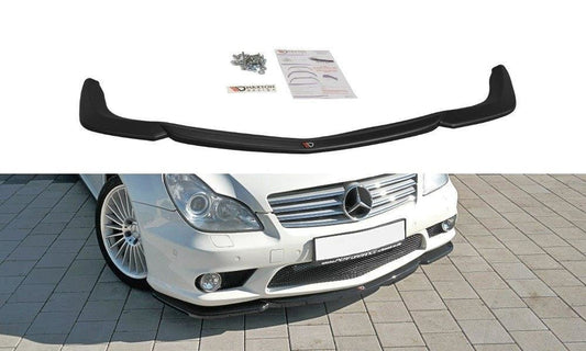 Maxton Design ME-CLS-219-AMG-FD1T Front Splitter V.1 Mercedes Benz CLS 55 AMG C219 | ML Performance UK Car Parts