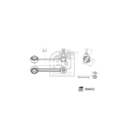 Febi Bilstein 184452 Suspension Arm For Kia Sedona II (Vq)