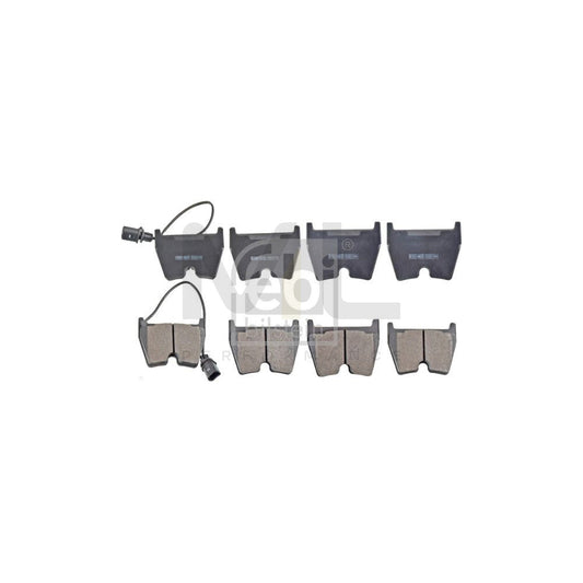 Febi Bilstein 116044 Brake Pad Set Front Axle, Incl. Wear Warning Contact | ML Performance Car Parts