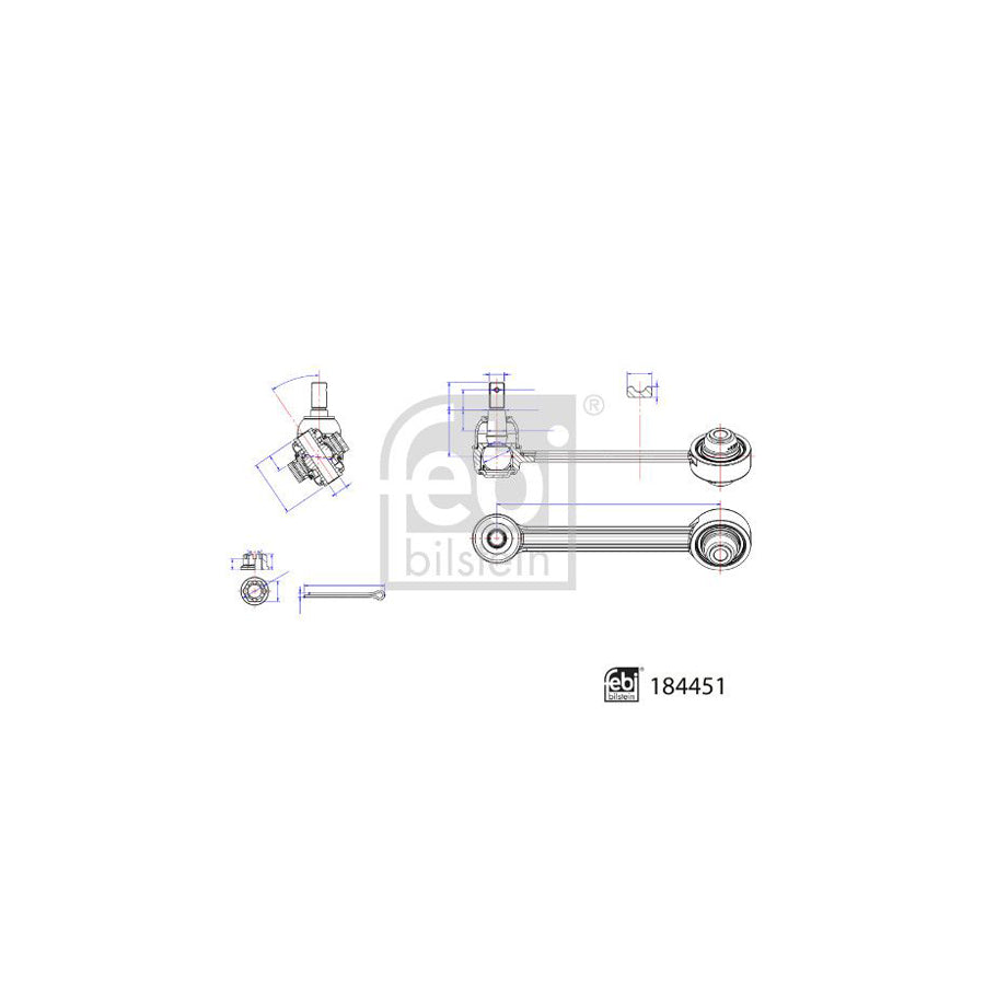 Febi Bilstein 184451 Suspension Arm For Kia Sedona II (Vq)