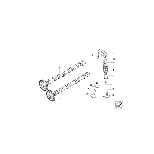 Genuine BMW 11347792714 E65 Valve Spring (Inc. 745d) | ML Performance UK Car Parts