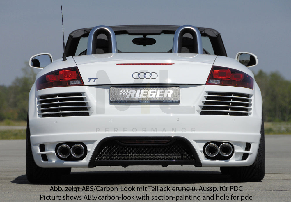 Rieger 00099051 Audi 8J TT Rear Bumper 6 | ML Performance UK Car Parts
