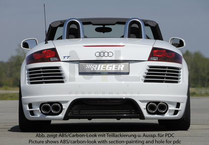 Rieger 00099051 Audi 8J TT Rear Bumper 6 | ML Performance UK Car Parts