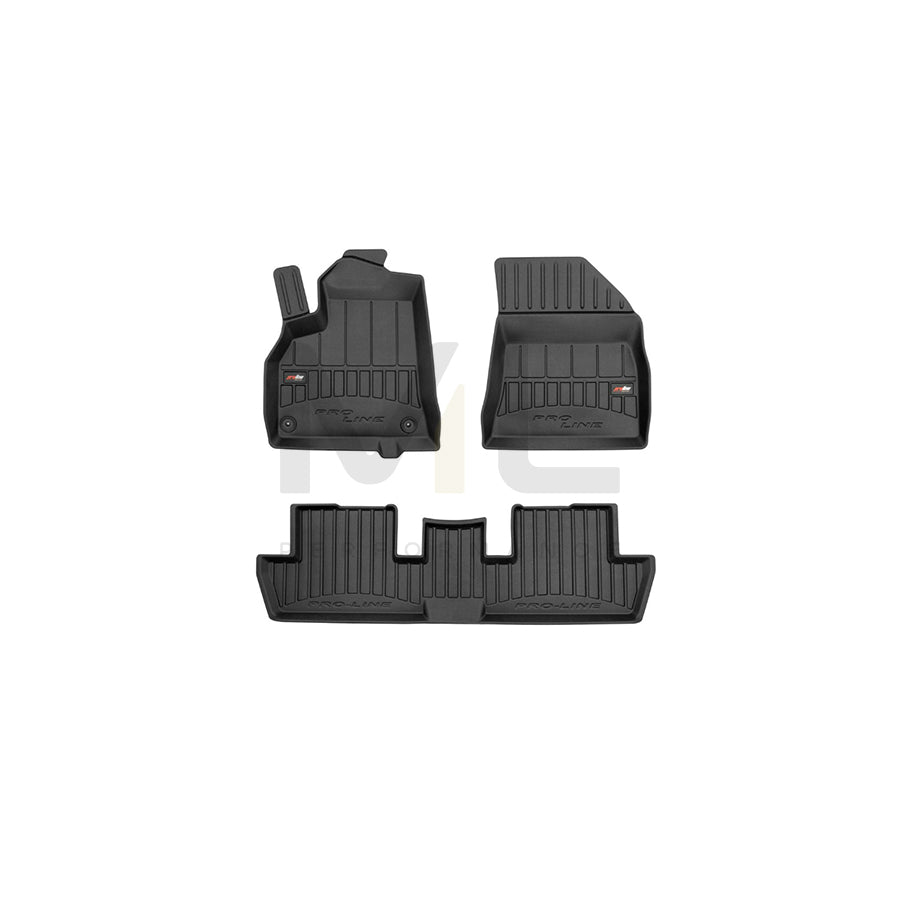 FROGUM Tailored, ProLine 3D427273 Floor mat set for PEUGEOT 3008 I (0U_) Elastomer, Front and Rear, Quantity: 3, Black | ML Performance Car Parts