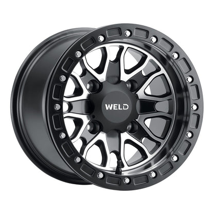 Weld U501A0043500 Raptor Utv U501 Wheel 14x10 4x156 ET0 BS5 Satin Black MIL