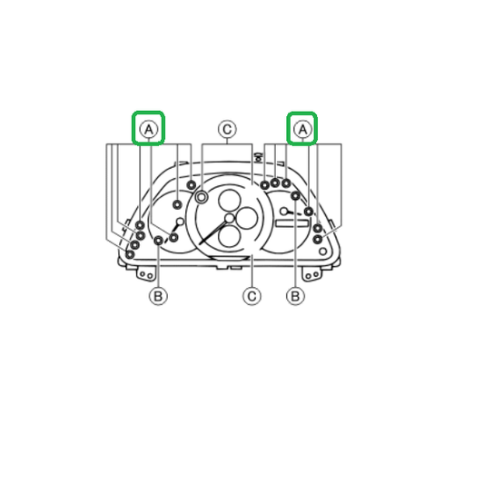 Genuine Lexus 83120-60020 IS Phase 1 Instrument Bulb A