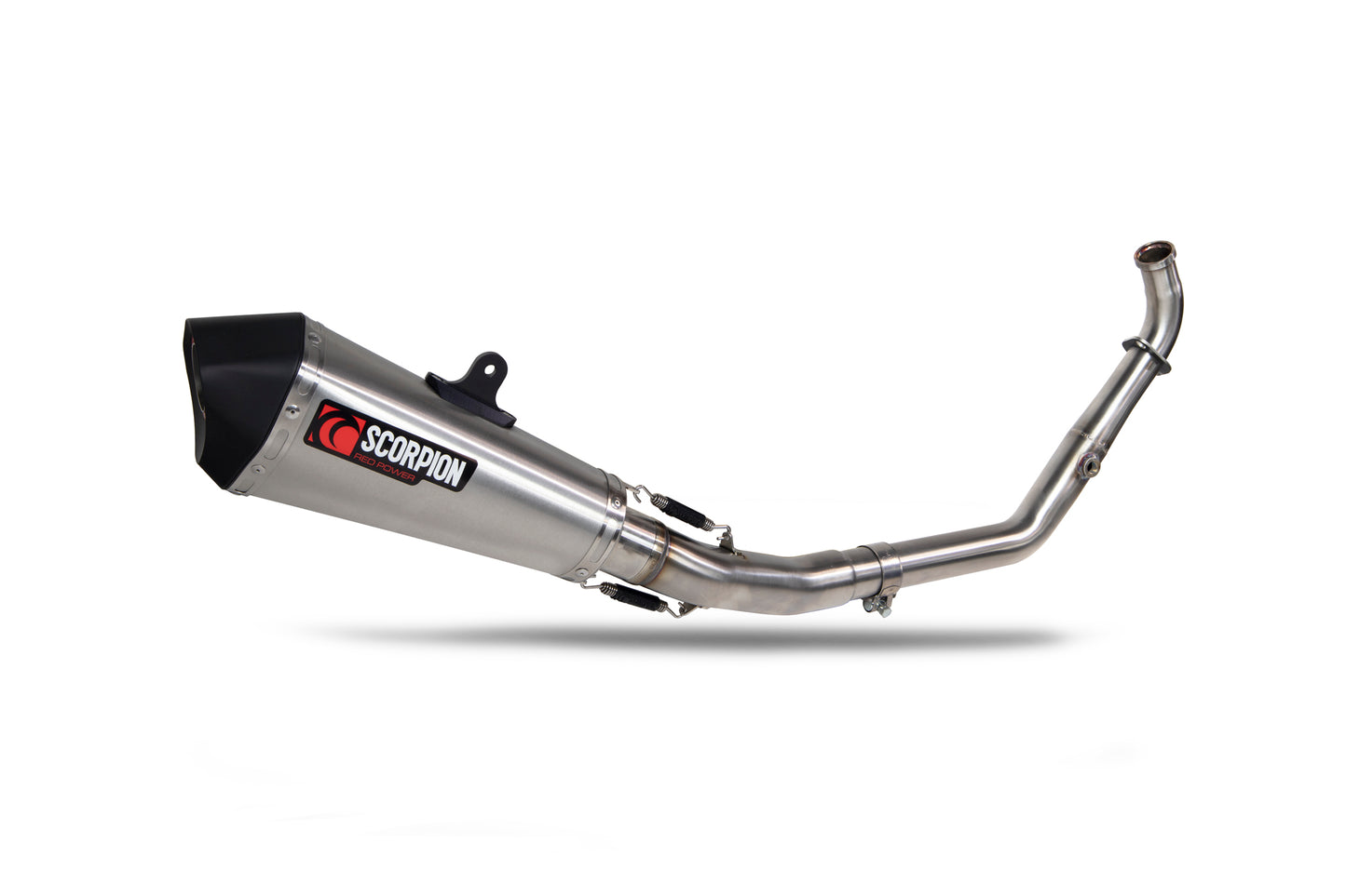 Scorpion RYA119SYSSEO Yamaha MT-125 Euro 5 Serket Taper Full System - Brushed Stainless Steel Sleeve | ML Performance UK UK