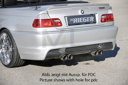 Rieger 00050248 BMW 3 Series E46 Rear Bumper 4 | ML Performance UK Car Parts