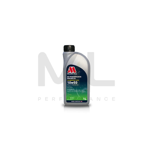 Millers Oils EE Performance 10w-50 Fully Synthetic Engine Oil 1l | Engine Oil | ML Car Parts UK | ML Performance