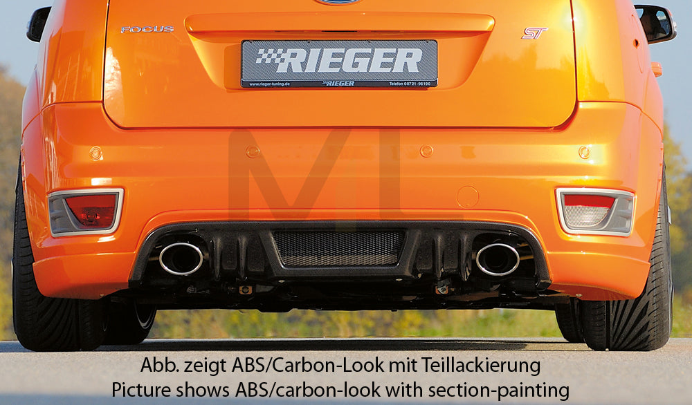 Rieger 00034148 Ford Focus 2 ST Rear Diffuser 1 | ML Performance UK Car Parts